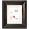 Frame USA Verona Wide Espresso Single Image Picture Frame with Mat